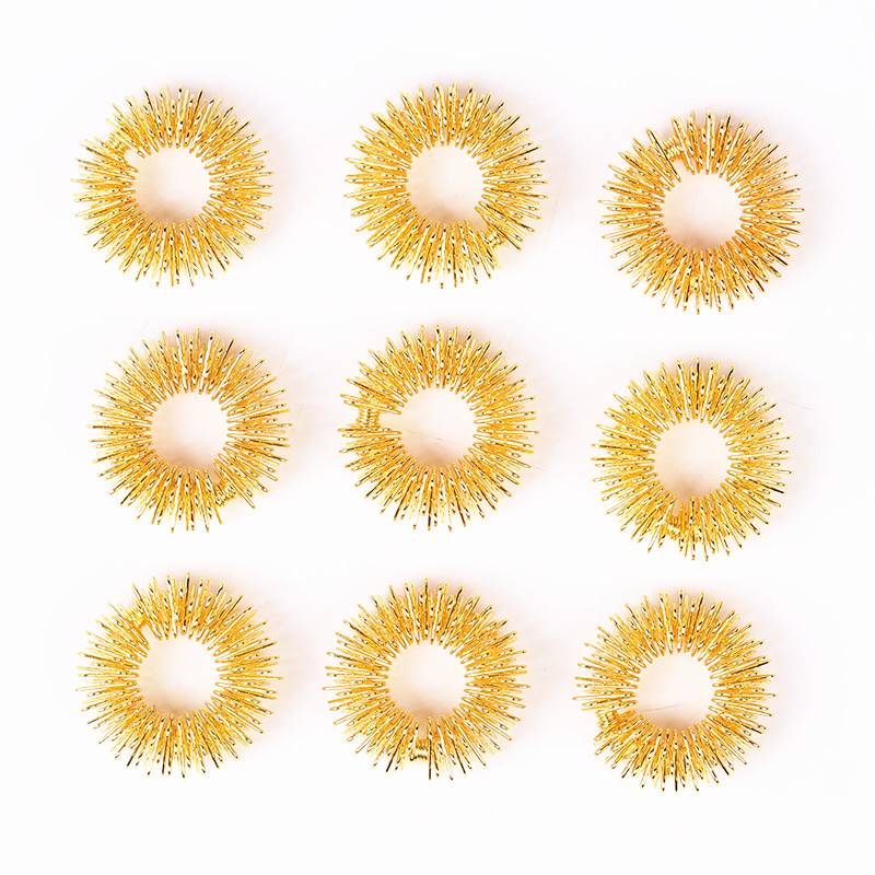 Self -produced mini metal finger massage finger massage ring metal finger massage ring relaxing fingers