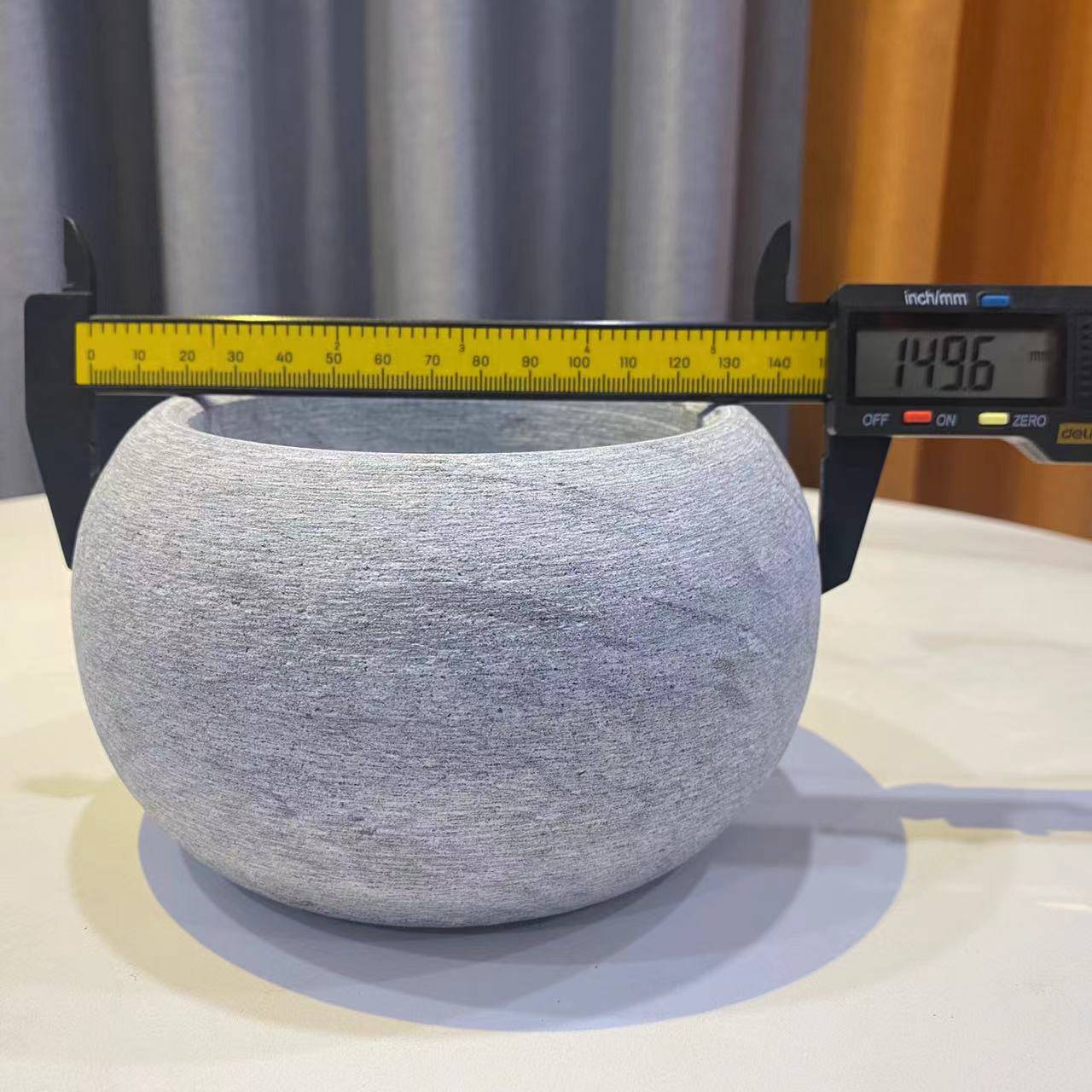 An extra stone bowl without a stone hammer