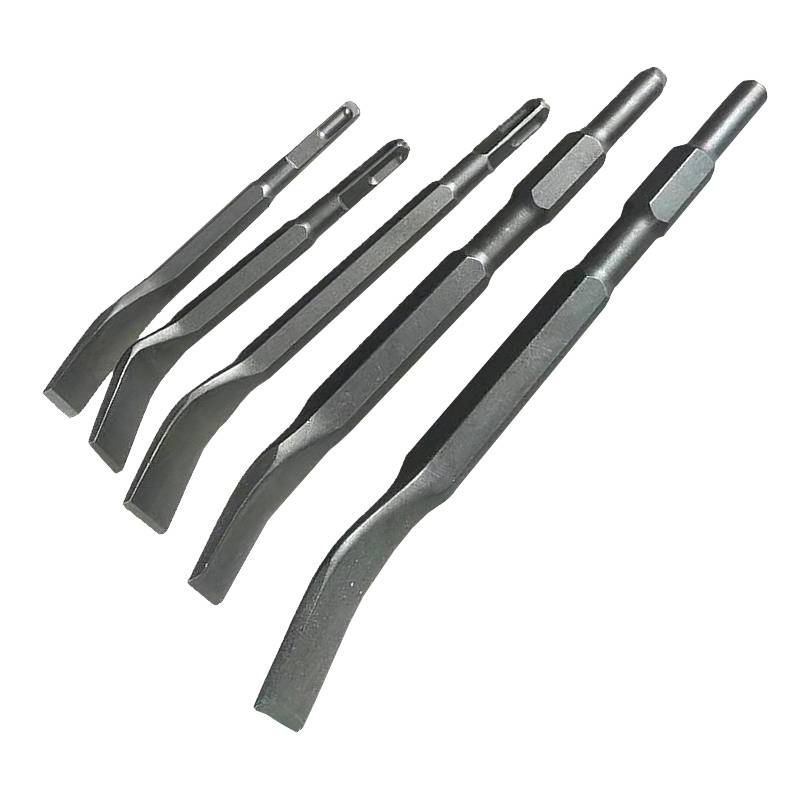 Electric hammer impact drill head handle, the hexagonal handle bending, the flat chisel, the electric pick, the shovel, widened the slot, wears the wall diamond