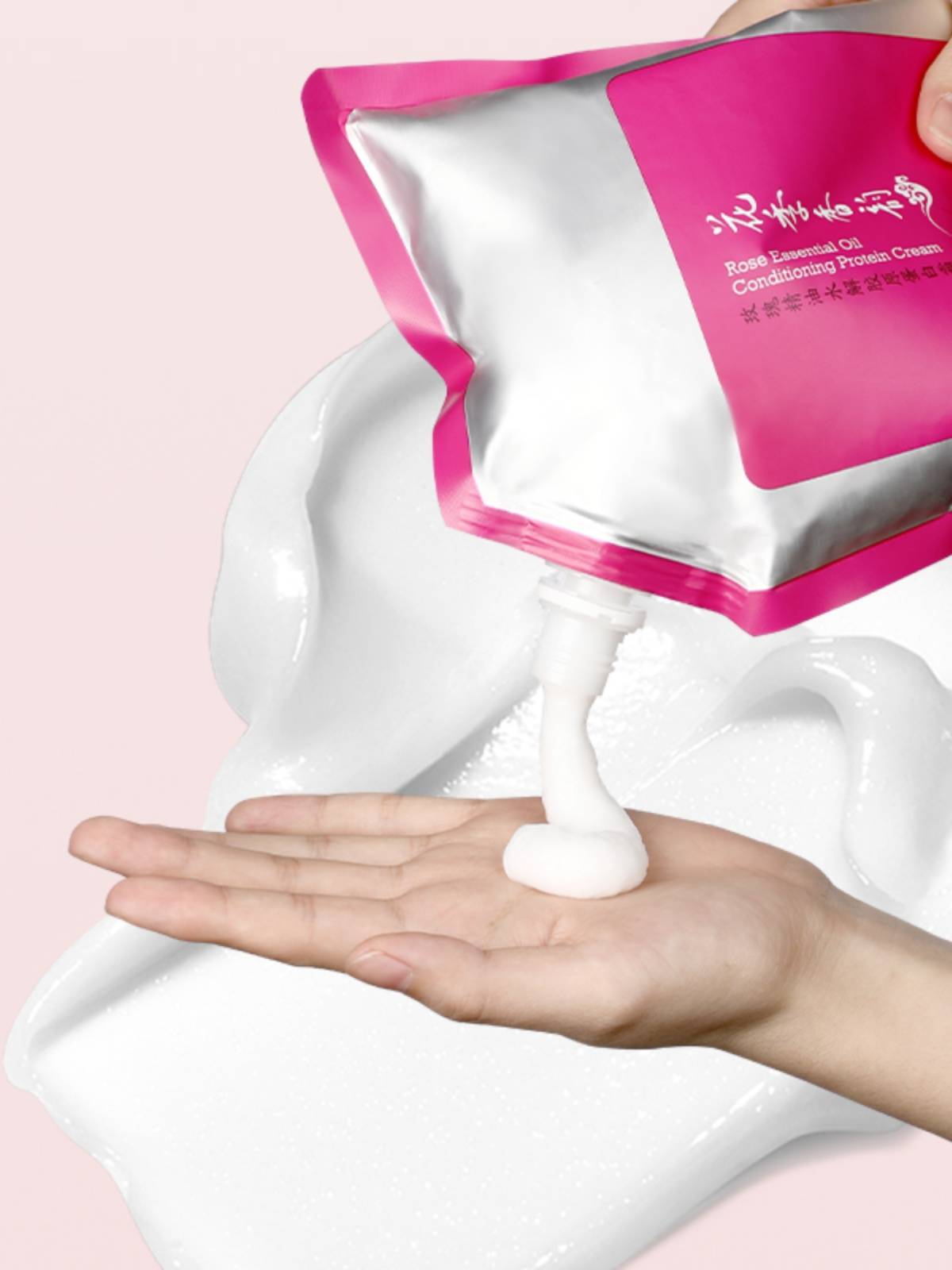 Zunkou Rose Essential Oil Hydrolyzed Collagen Cream Barberry Store Hair Mask Ferry Ferry Termids and Moisturizes