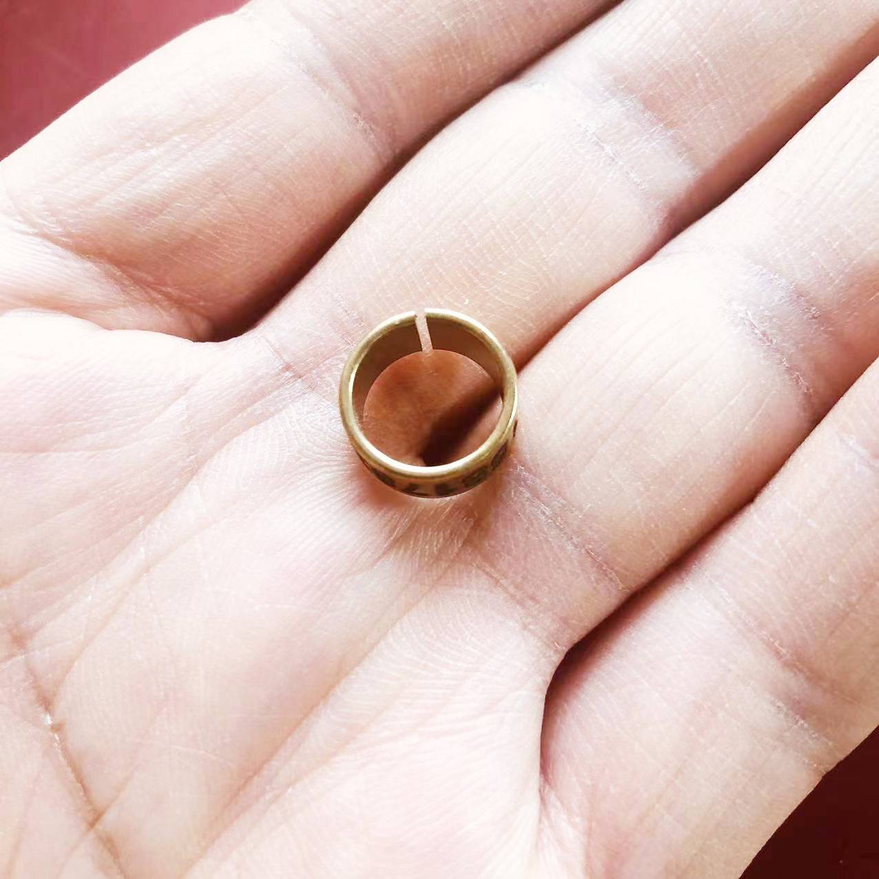 Bronze in diameter 11 mm open
