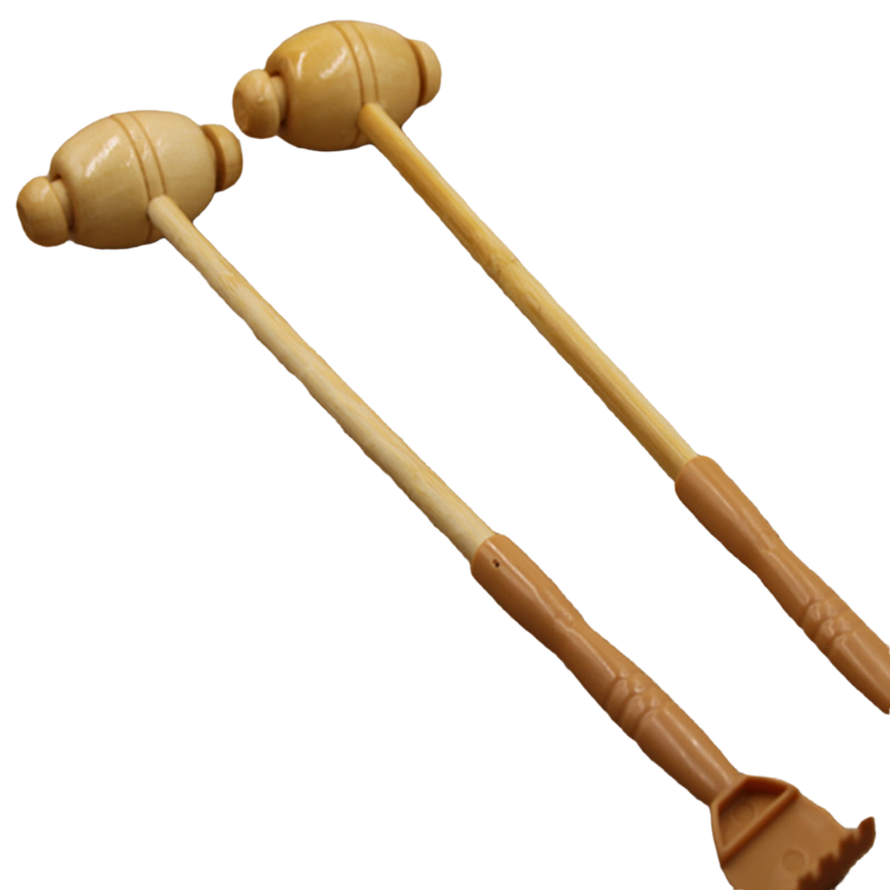 Massage hammer knocks on the back, knocks the men, slips the hammer, beat the stick massage stick mass, the back artifice