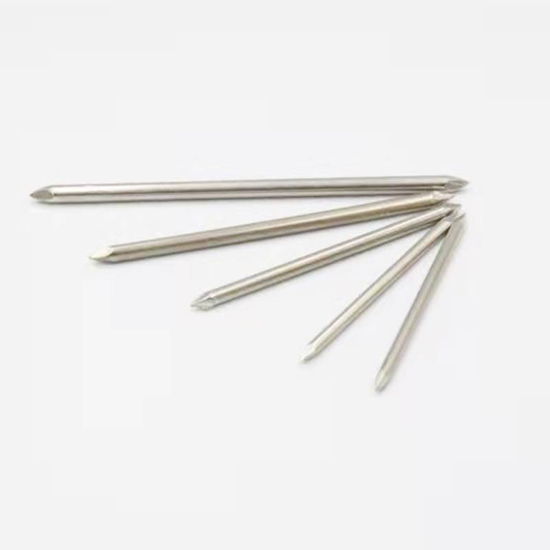Two-headed stainless steel nail double head round nail nails 1.2-4 inch nail wood board connecting stitching iron nails