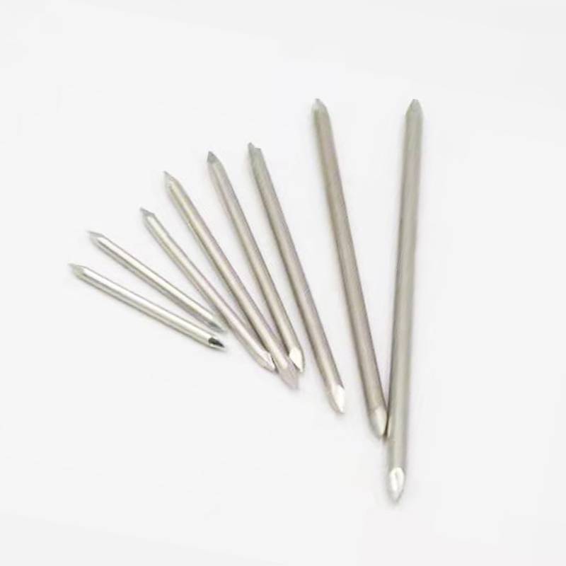 Two-headed stainless steel nail double head round nail nails 1.2-4 inch nail wood board connecting stitching iron nails