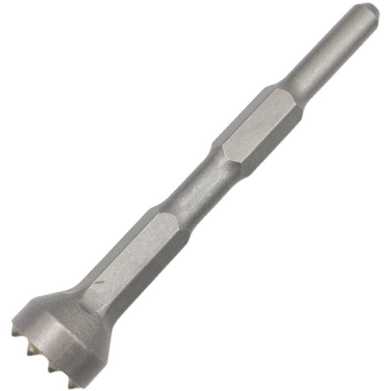 Flower hammer chiseling head drilling cement concrete wall beating lychee surface electric pick electric hammer all -in -one alloy furry artifact