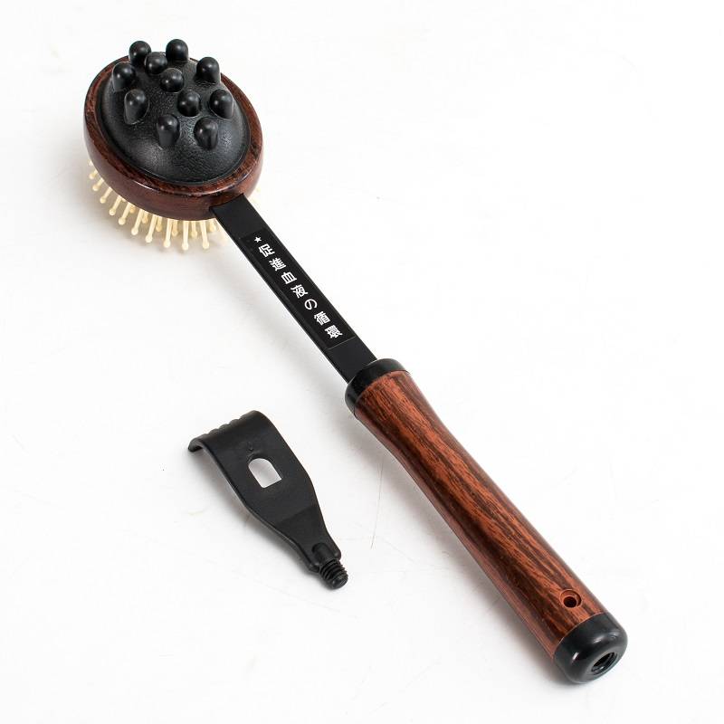 The second generation of the original German massage, the massage hammer knocking the hammer wooden backhand massage stick, the cervical vertebra massage, fitness hammer