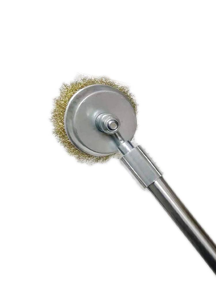 Scaldable, scalable and clean, stainless steel and copper silk for housework