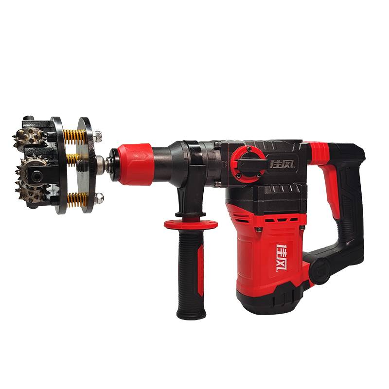 Electric chisel alloying flower hammer head electric hammer square handle chirle hammer head concrete stone lychee surface