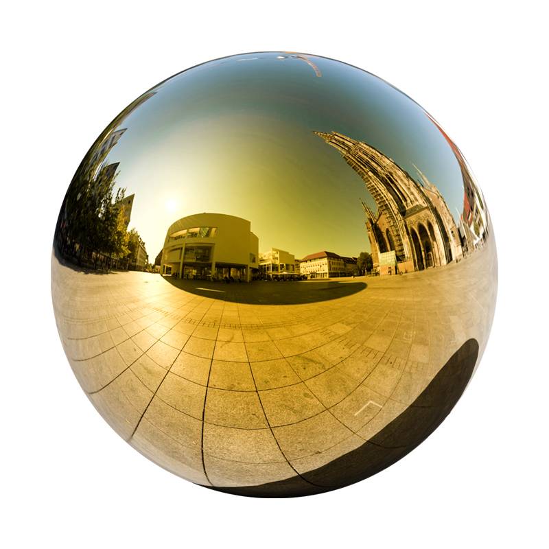 Stainless steel titanium ball boutique hollow ball bright surface metal decorative ball golden ball thick floating ball -plated titanium plating ball