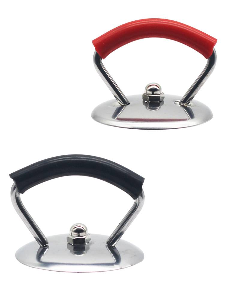 General pan cap handle stainless steel silicone pre-heat-resistant pan cap with glass handle parts