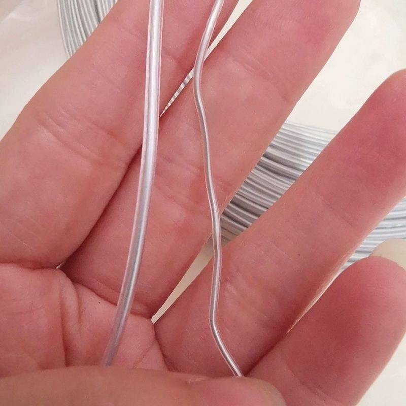 Manually compiles iron wire setting strip gum cord fine iron wire hair clip ear aluminum line setting handmade doll bracket
