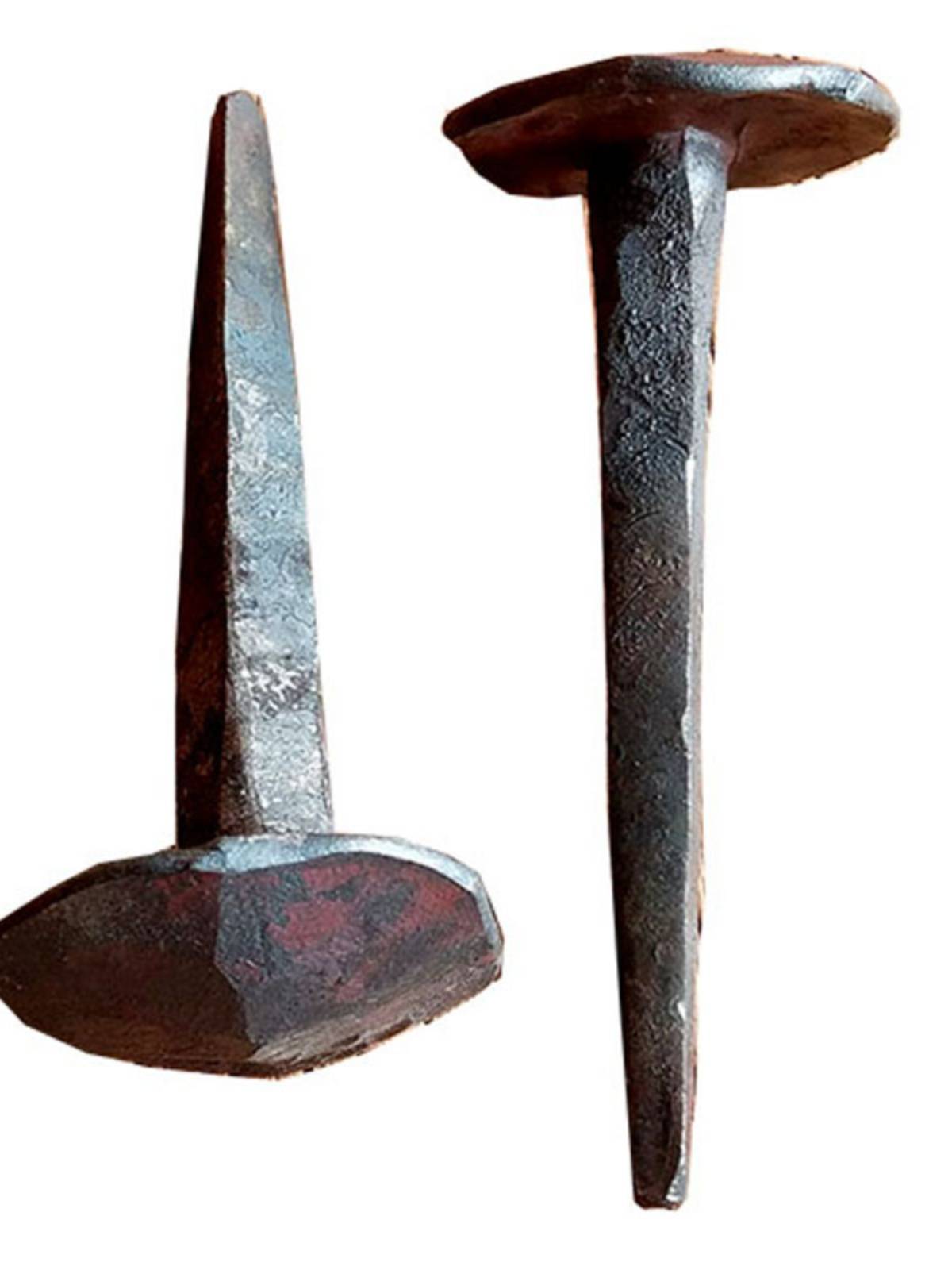 Old door nails wooden door accessories are antique round nail retro forging big mushroom nails old handmade bubble big hat iron nails