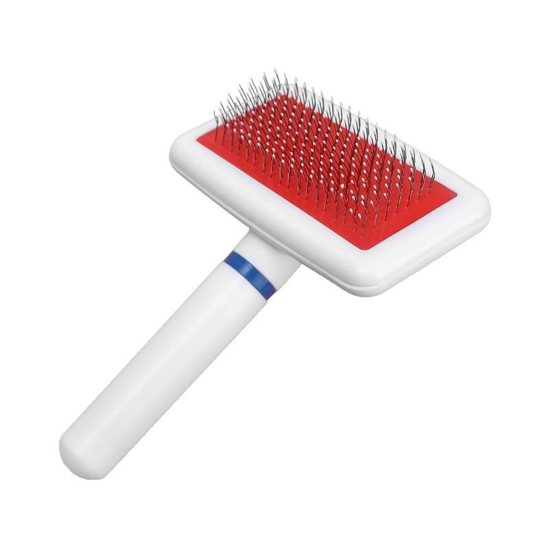 Pet needle combing beauty comb, large thick steel comb, floating fur dual row single -row single -row combing combat cushion fluffy comb