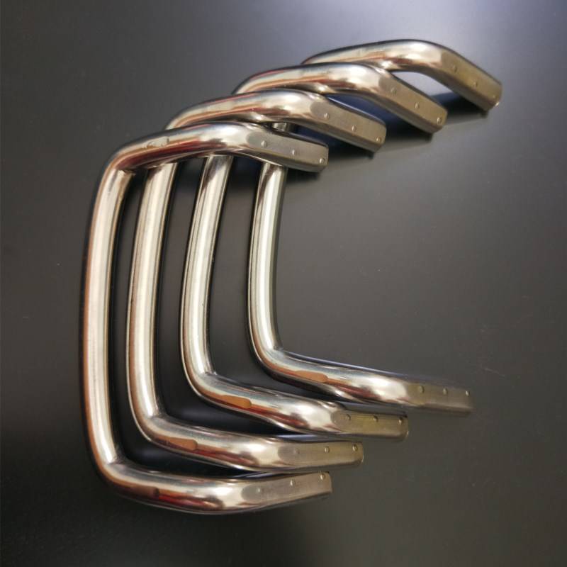 All steel handle soup bucket ear luxury stainless steel solid tube bucket soup earless handle bucket pot ear accessories