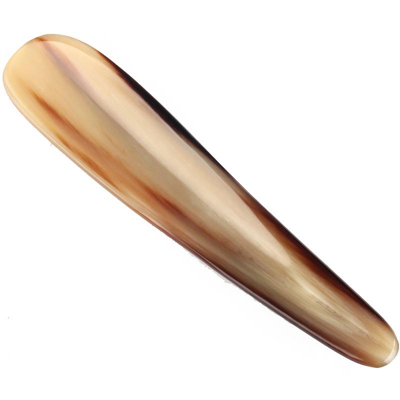 Natural beef horns scrape the beauty board neck surface scraping face, eye lymphic detoxification, plucking the whole body universal gluten stick