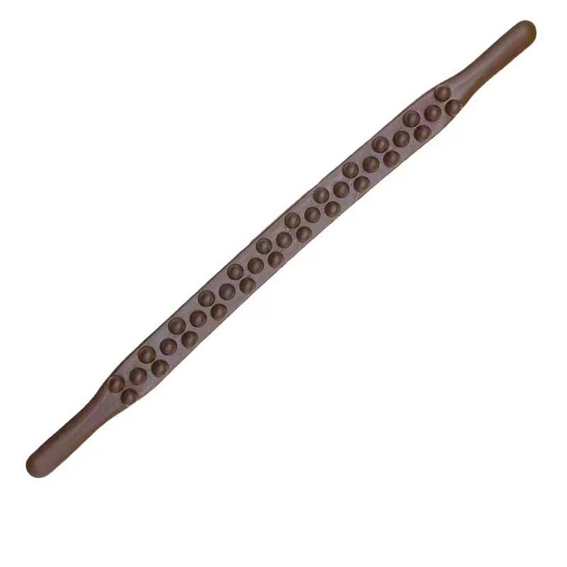 Rolling rolling stick double -row massage scraping stick, a universal whole body meridian dredging and rubbing the abdomen rushing stick to push the back tool
