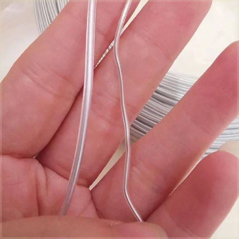 Manually compiles iron wire setting strip gum cord fine iron wire hair clip ear aluminum line setting handmade doll bracket