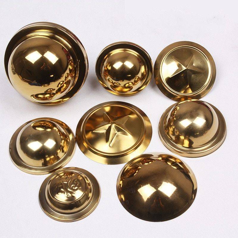 Rural Gate Gate Nailing Timing Nail Copper Copper Nail Retro Ancient Gate Decoration Round Nail Stainless Steel Titanium Titanium Titanium Nail