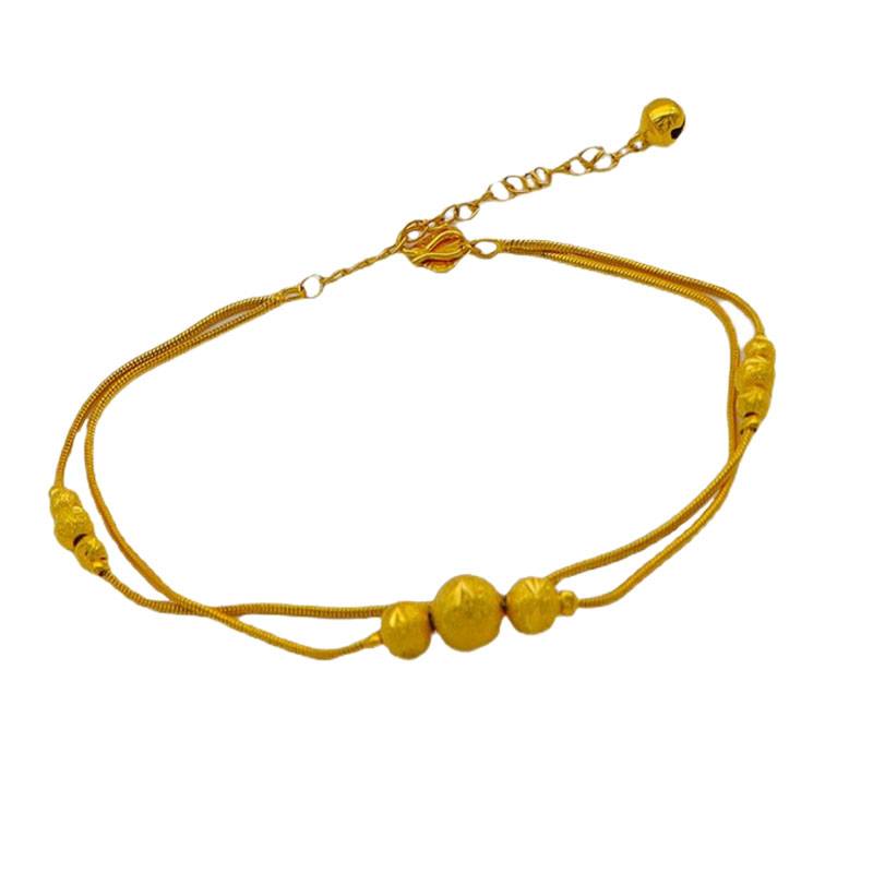 999 gold platinum-plated trans-shipment beads of viet nam's sand-gold-legged legmaids