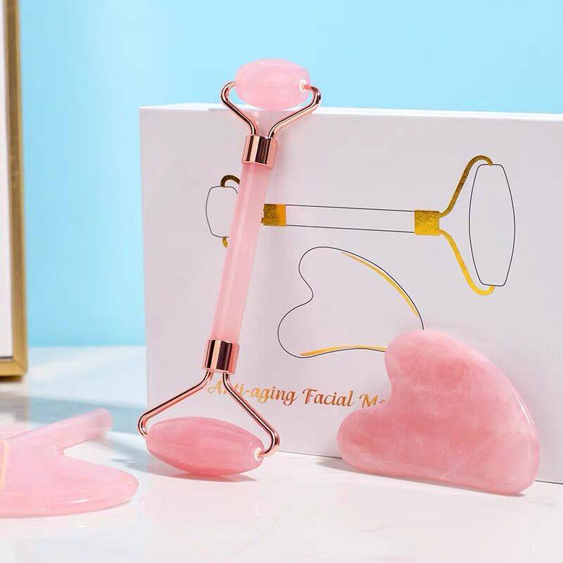 Pink roller + heart scratch box