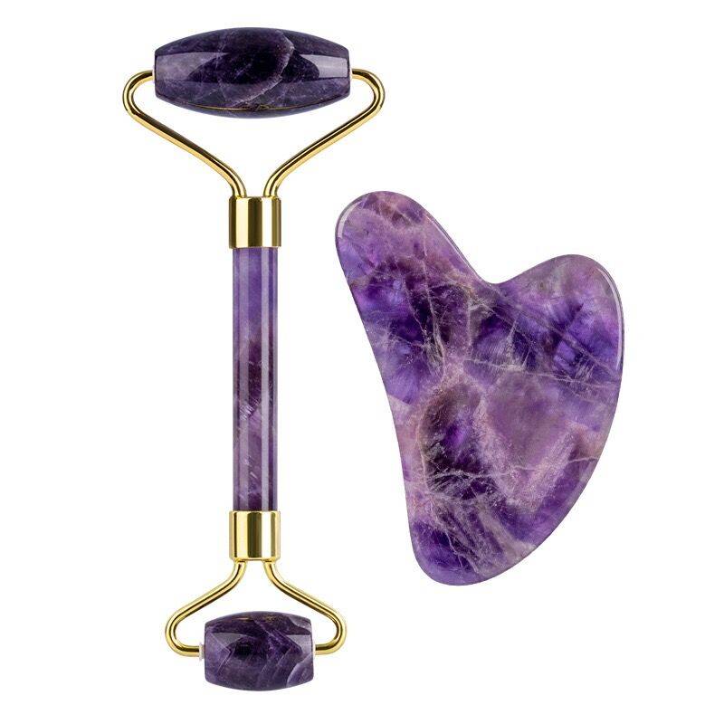 Purple crystal roller wheel + heart scratch (paper box)