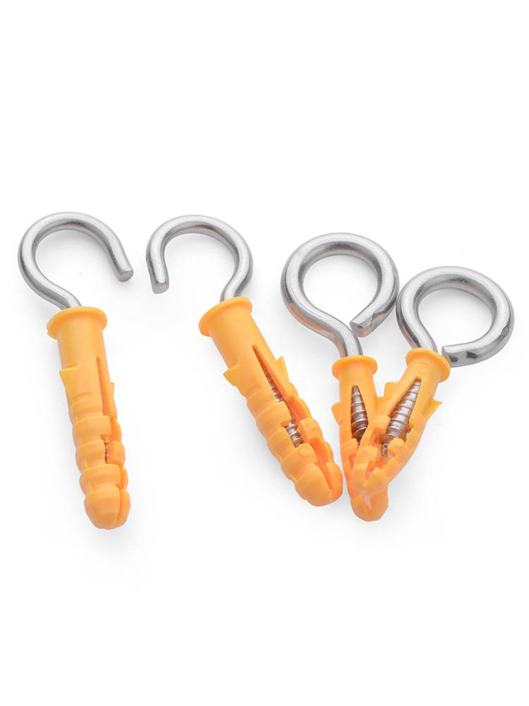 304 Stainless Steel Sheep Eye Self -Attack Screw Hook Hook Ring Ring Ring Twitter Warfedfoot Expansion Screw 5/6/8/10