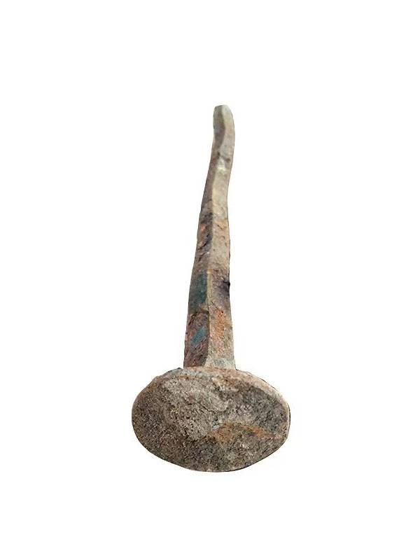 Old door nails Old iron nails forged big mushroom nails, tensor ring accessories, tea needle, old -fashioned nail big hat iron nail