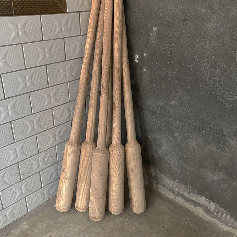 A wooden hammer