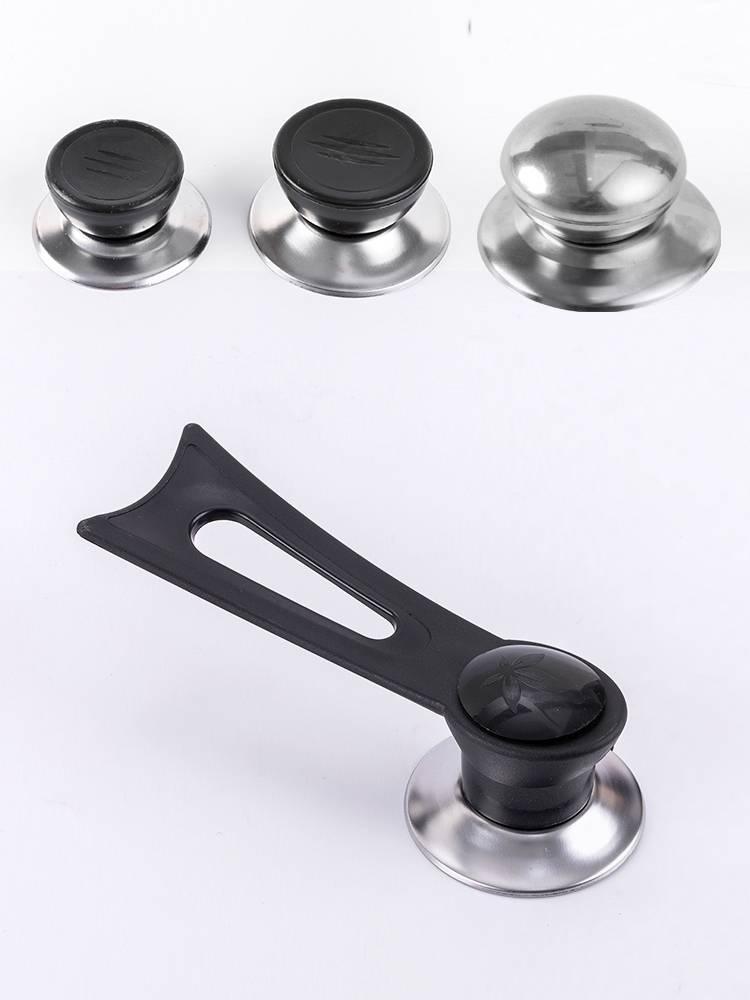 Universal handle universal vertical pot lid top hat anti -hot -temperature -resistant high -temperature pot handle glass stainless steel cooker lid accessories