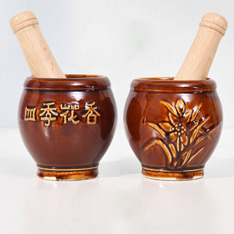 Porcelain fragrance with garlic hammer caps