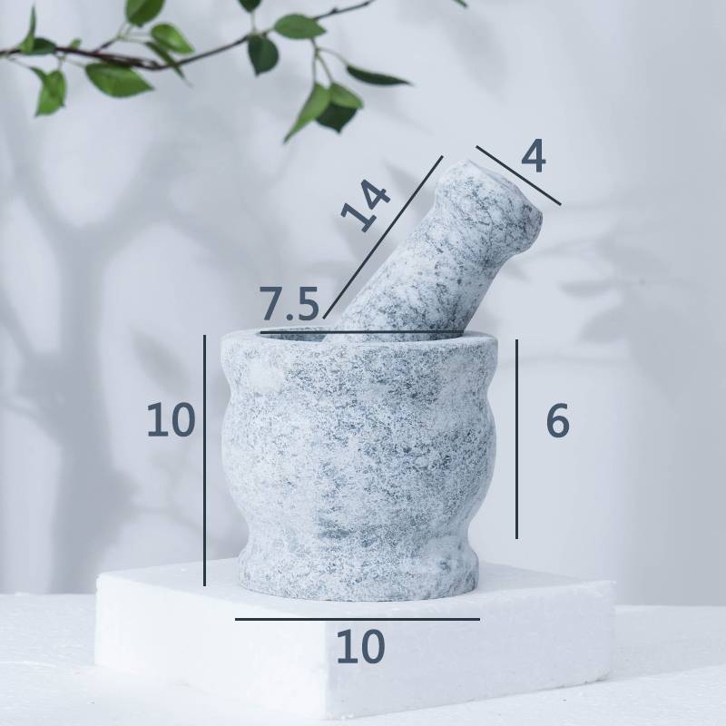 Small blue rock grinding - with a lid