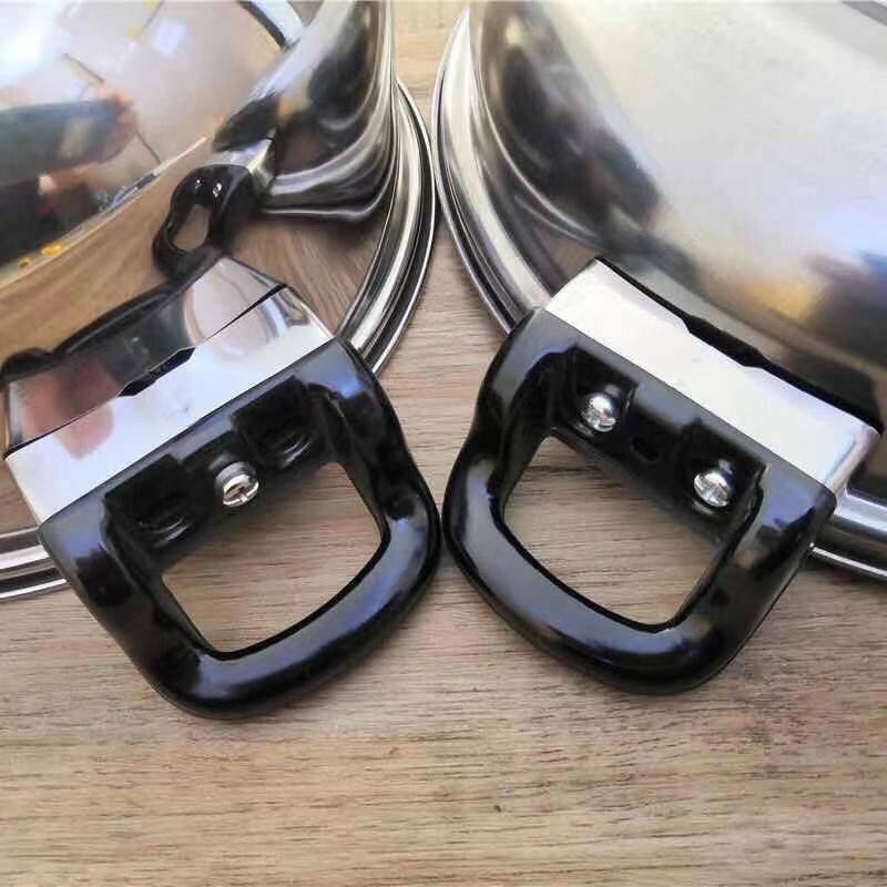 General soup pot handle side handles hand-handed electromagnetic stove hand-held high-pressure pan with a rusty steel pan ear hand
