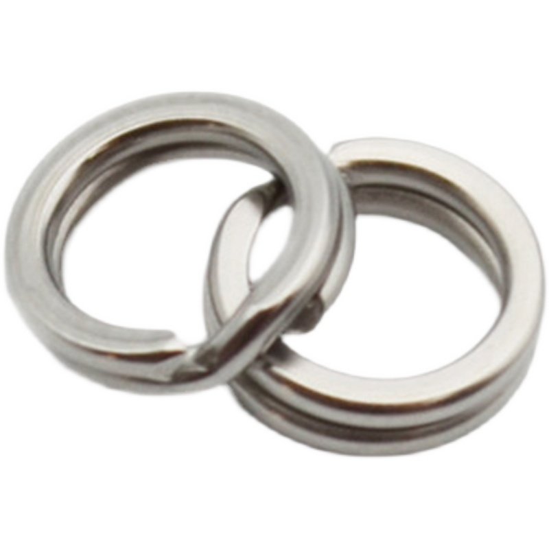Micro-Luya double-ring stainless steel flat-twirling pins to link to the Circum-Luya Sea fishing gear spare parts