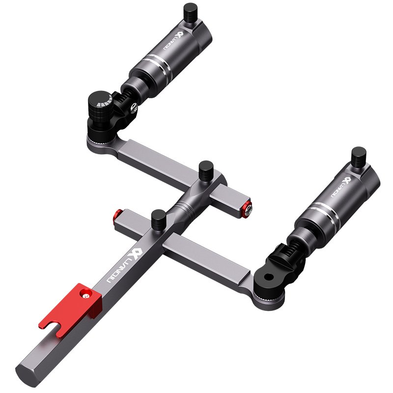 Specialized parts for a new aluminium alloy fishing tank, a general double-barrel stand-up and a thicker fishing gear