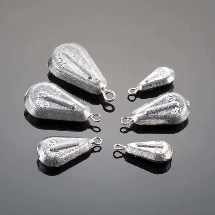 Lead for fishing gear fittings across the border