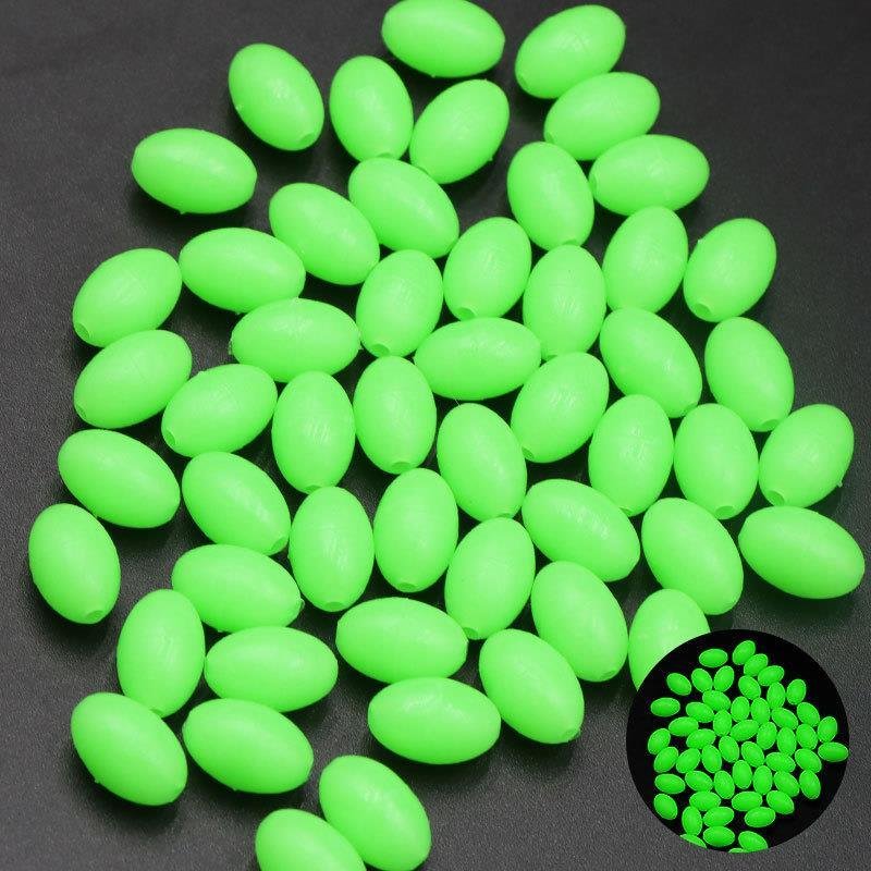 An ellipse-based Luya pearl case, a spare for a soybeans space fluorescent bean plastic night bead gear