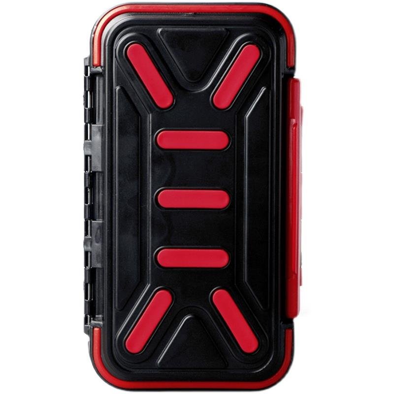 Two-side fishing gearbox, large black pit hook, multi-purpose trunk fake bait box