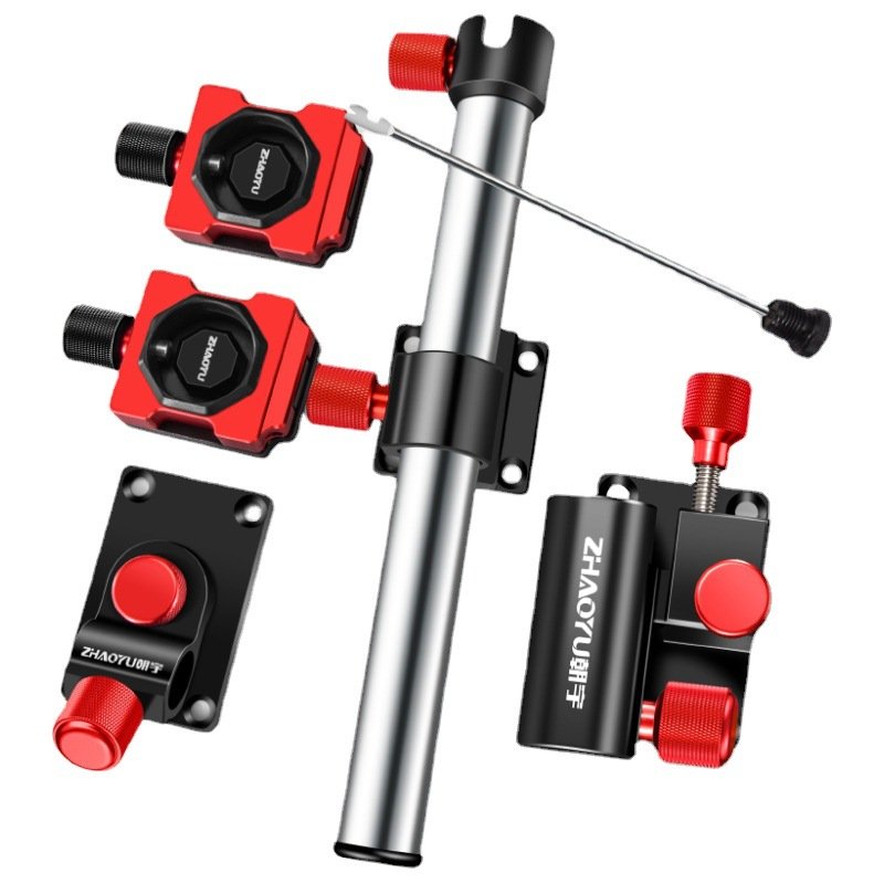 3 large sets of aluminum-heavy magnesium alloy general interpolated fish-fishing cannon racks