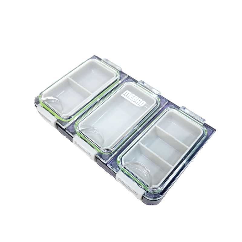 Waterproof little parts box, fish-fishing little parts box, fish hook box, transparent storage box