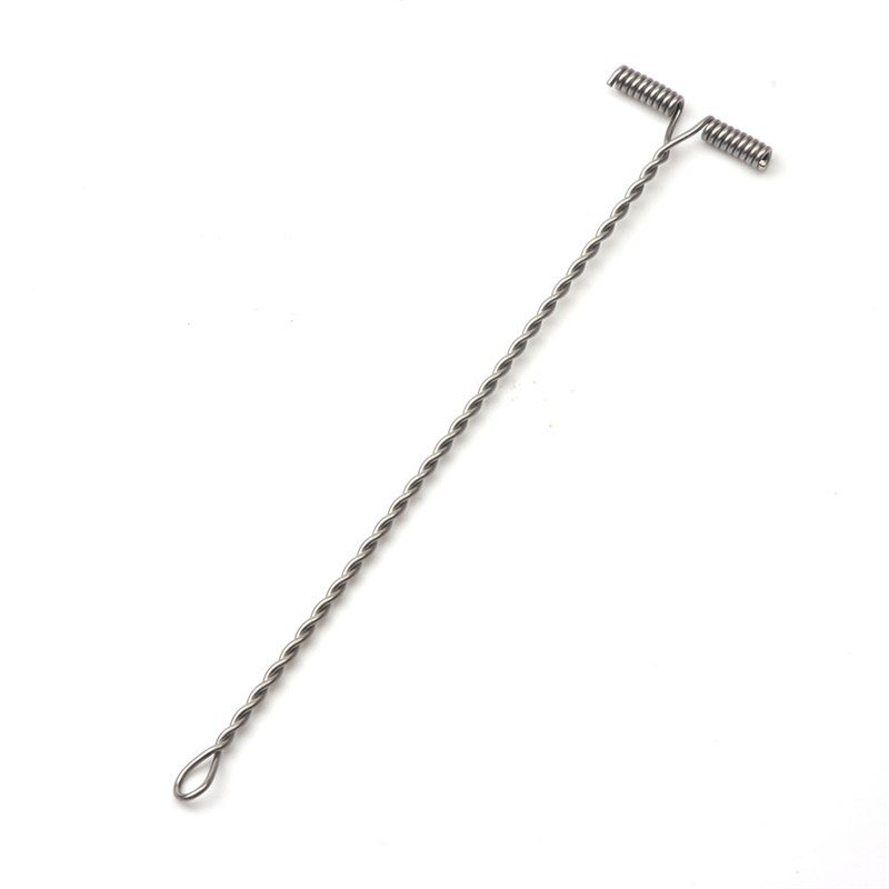 DIY FITTINGS FOR A FISHING WIRE HOOK WITH A DOUBLE-EARED TWIRL AND LONG T-FRUIT FISHING TEAM