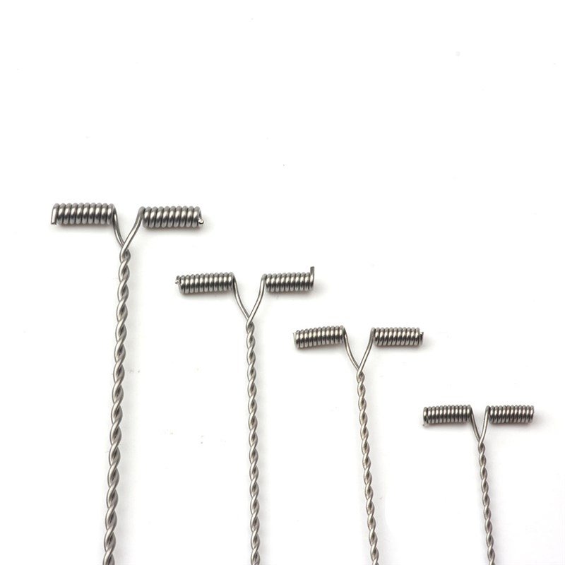 DIY FITTINGS FOR A FISHING WIRE HOOK WITH A DOUBLE-EARED TWIRL AND LONG T-FRUIT FISHING TEAM