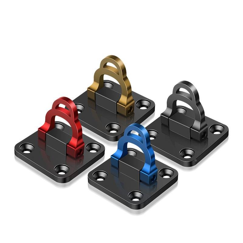 Aluminium alloy fishing, multi-purpose hook-button, hand-lined, small ring-capture box fittings
