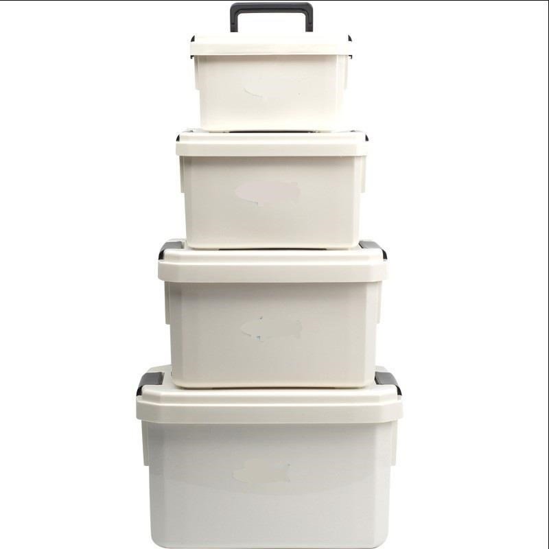 Thermally sold box of gear and gear parts containing a box of fish bottles and a box of fish in a box of fish