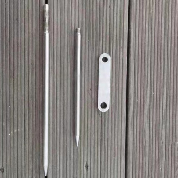 Rustless steel fishing umbrella plugs