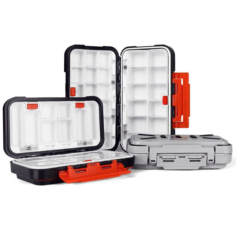A fishing gear box, a waterproof box, and a groceries hook, and a fishing box for a fishing gear box