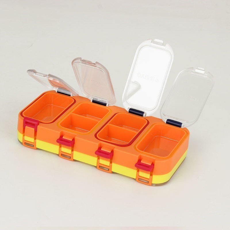 Fish kit full of boxes of mail, small and multipurpose fishing gear box Fish kit