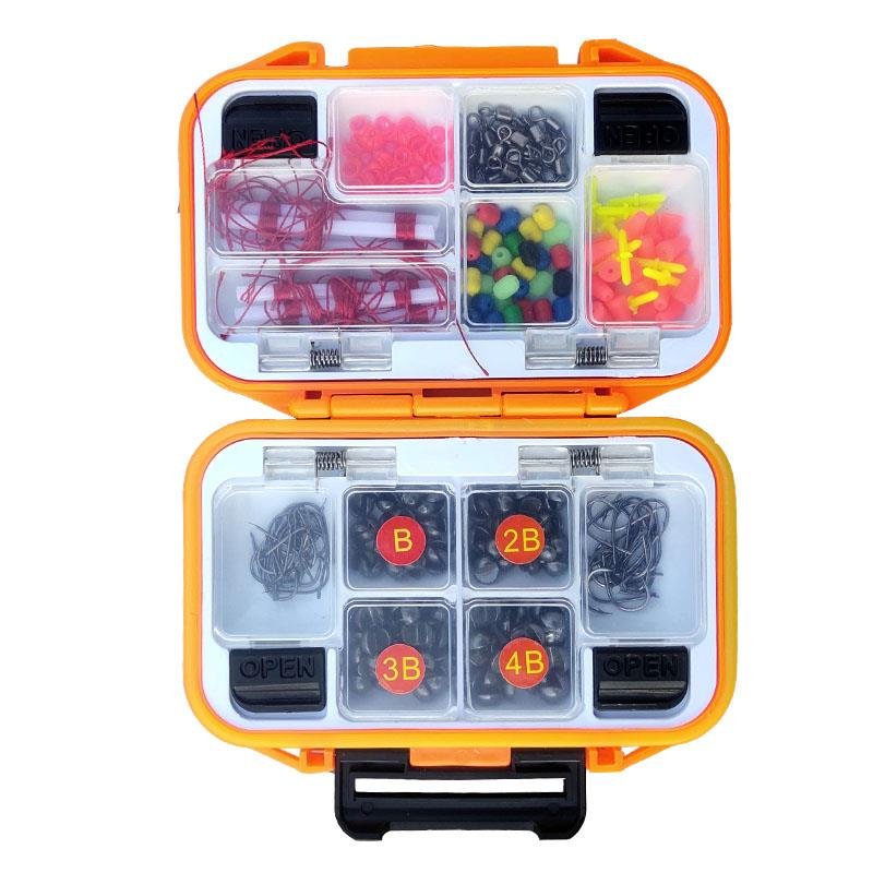 Packed-up packaged fishing gear for small-scale fishing gear
