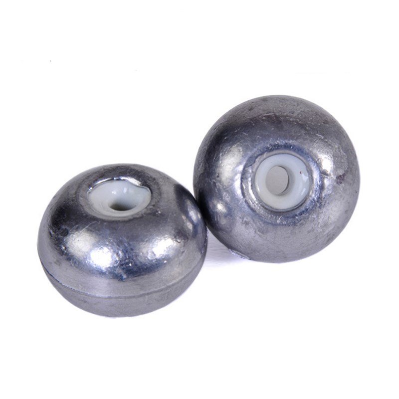 The cortex lead drops far into a circular hollow, and locates the porcelain lead blasting hooks for fish