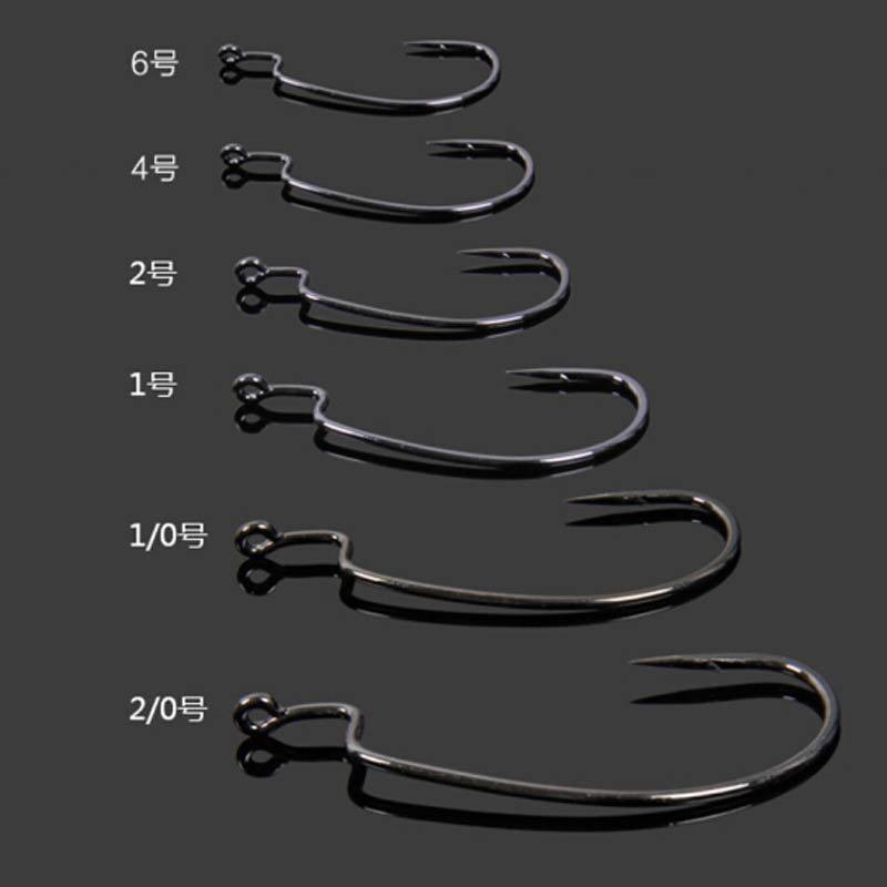 Aleuya fishing, a chord hook, a high-carbon hook, a shrimp hook, a mollusc hook, a Texas fishing gear hook