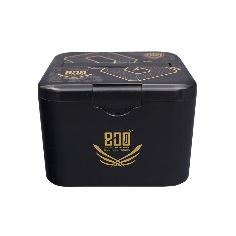 800 DEGREES OF ACCELERATOR ABS BAIT AND A BOX OF BLACK PITS TO FISH